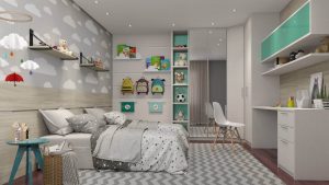 Dormitório Planejado com Painéis