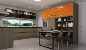 Cozinha Planejada com Nichos e Lacca