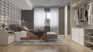 Dormitório Planejado com Espelho