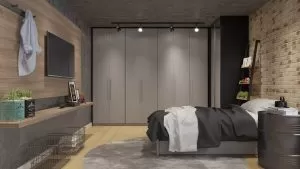 Dormitório Planejado com Painel Anodizado