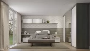 Dormitório Planejado com Vidro Painel e Algodão