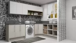 Lavanderia Planejada com Crochê